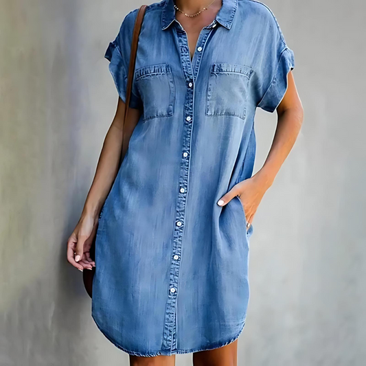 Maite | Elegante vestido vaquero